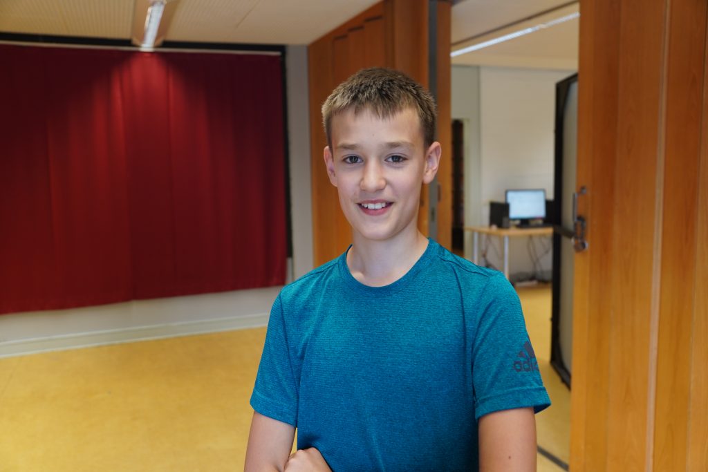 Simon (12) war schon mehrmals Bürgermeister von FEZitty. Dieses Jahr kandidiert er aber für den Posten des Justizministers. © David Schmidt / FEZ Berlin